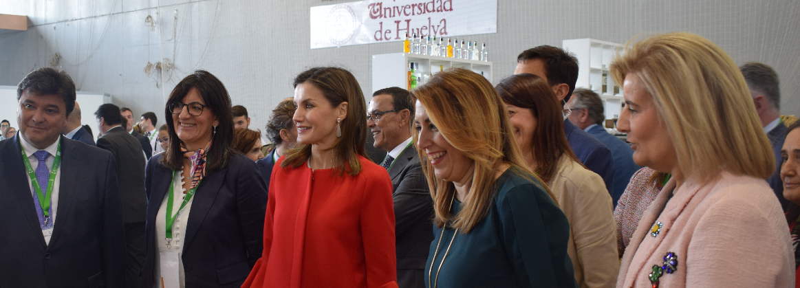La reina Letizia asiste a la que es ya quinta edición del Campeonato de FP AndalucíaSkills, celebrada en las instalaciones del Campus del Carmen.