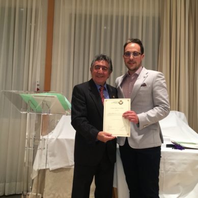Gabriel Delgado, I Premio Trabajo Fin de Máster del Colegio Oficial de Ingenieros Agrónomos de Andalucía