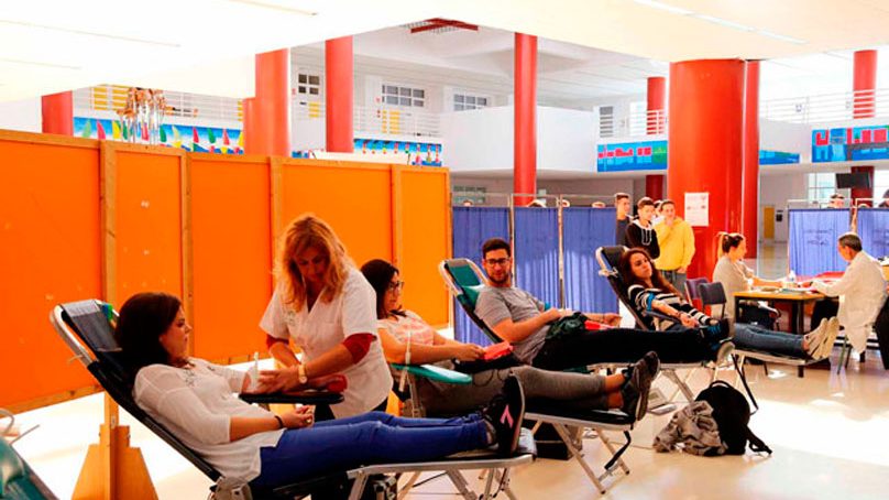 Dona sangre en la Universidad de Málaga