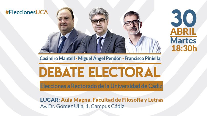 Aula Magna y Ceuca organizan el primer debate electoral de candidatos a rector que acoge la UCA en toda su historia
