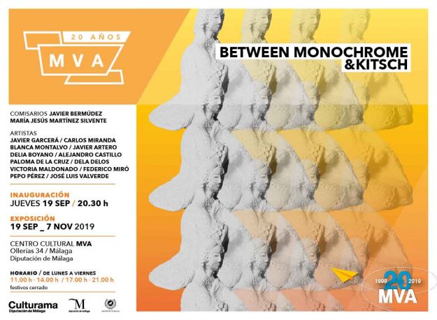 La muestra colectiva ‘Between Monochrome & Kitsch’ podrá visitarse en el Centro Cultural MVA hasta el próximo 7 de noviembre.