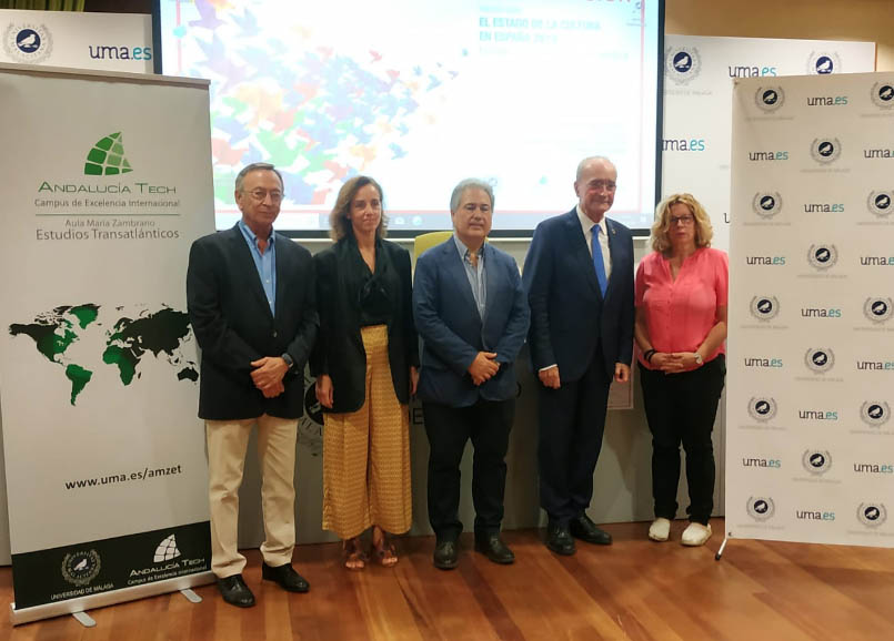 La sexta edición del Informe del Estado de la Cultura en España se ha presentado esta semana en la Universidad de Málaga