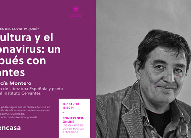 Luis García Montero presenta la conferencia ‘Después del Covid-19, ¿Qué?’