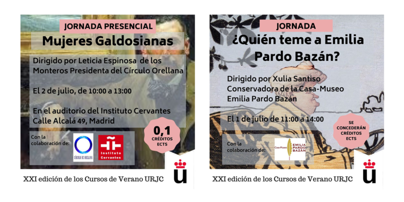 Los Cursos de Verano de la URJC homenajean a Galdón y Emilia Pardo 