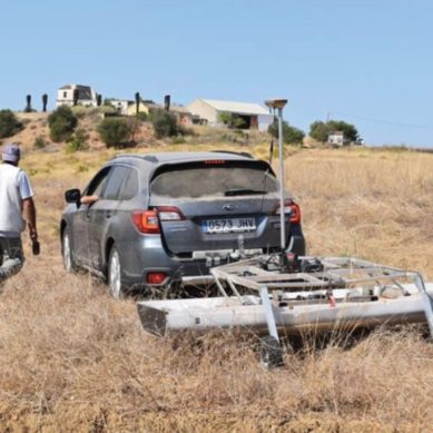 Expertos de la UCA utilizan un georradar 3D para explorar el yacimiento romano de Balsa en Portugal