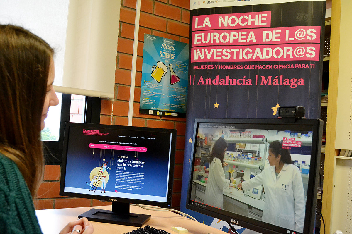 La edición 2020 de La Noche Europea de los Investigadores de Málaga lleva la ciencia a la red