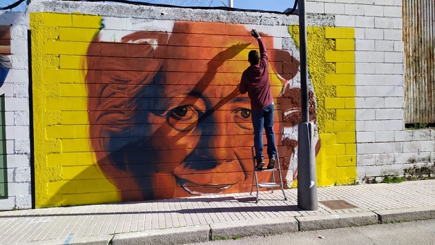 Arte urbano de la UCO para homenajear a tres mujeres científicas