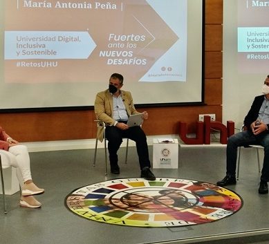 María Antonia Peña aboga por la digitalización, inclusión y sostenibilidad en la UHU