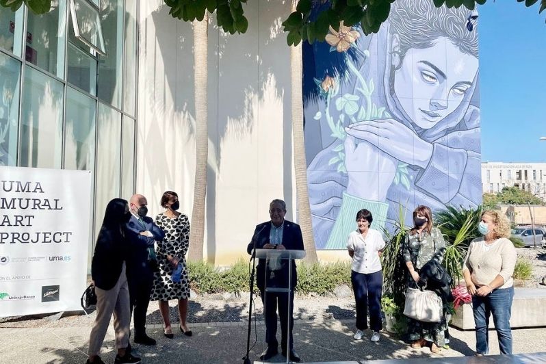 Dos nuevos murales de arte urbano se exhiben en las facultades de Ciencias de la Salud y de Derecho en el marco de ‘UMA Mural Art Project’