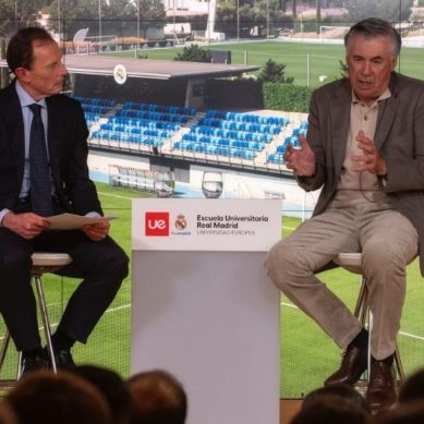La UEM inaugura la XVI Escuela Universitaria Real Madrid con Ancelotti como invitado