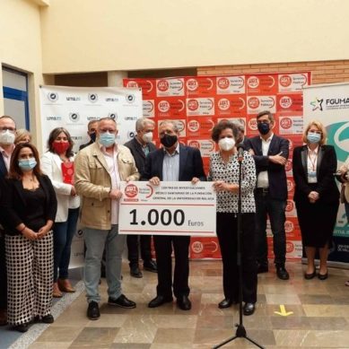 UGT Málaga entrega su donación anual al CIMES de la UMA