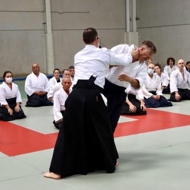 César Febles visita la Escuela de Aikido de la UAL para ofrecer un seminario