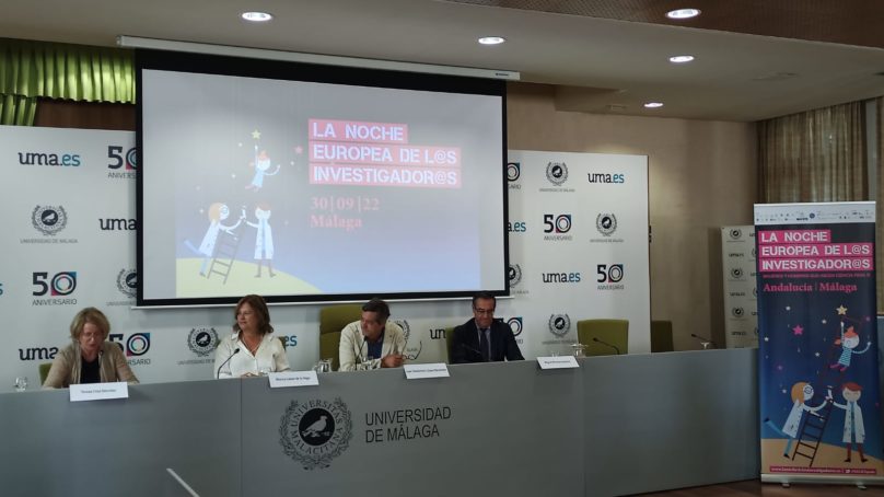 Presentada la Noche Europea de los Investigadores, que cubrirá el centro de Málaga con eventos sobre divulgación científica
