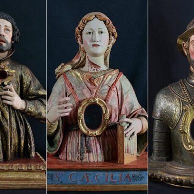 La US expone tras su restauración diez esculturas de varios santos