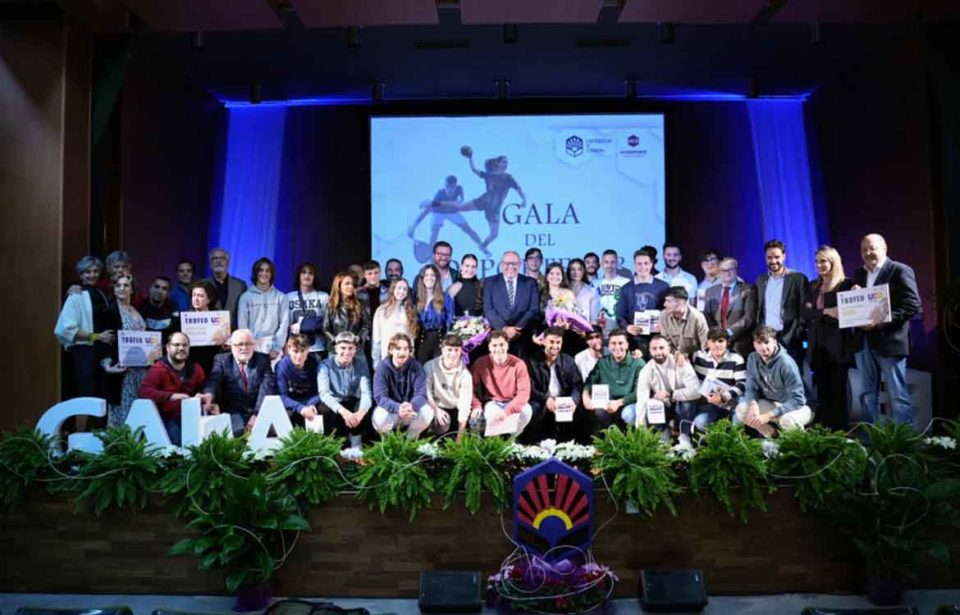 La UCO homenajea a sus deportistas en la Gala del Deporte Universitario