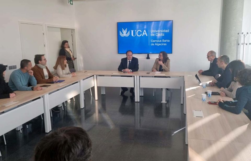 Primeras reuniones del nuevo rector de la UCA en Campus Bahía de Algeciras