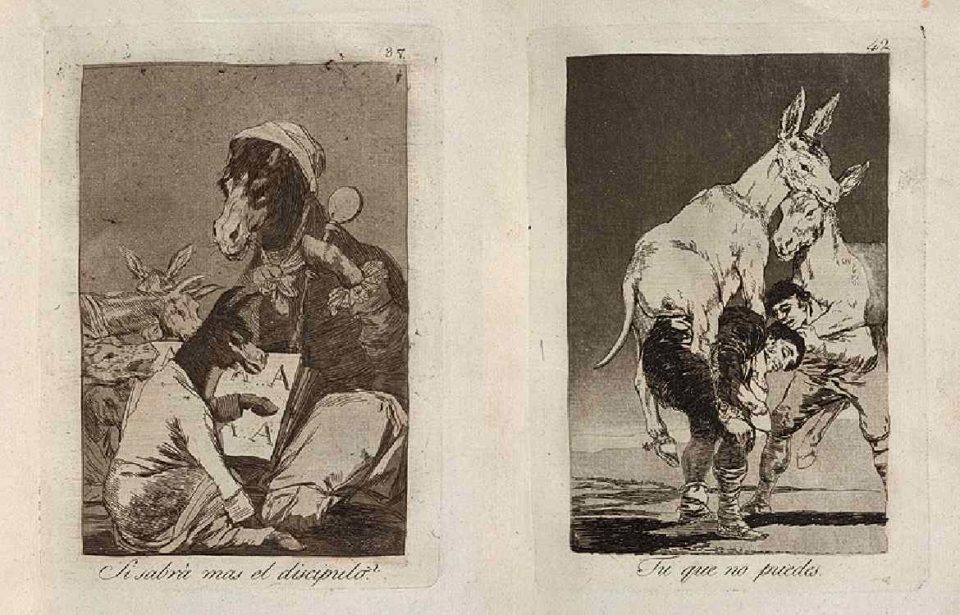 Goya llega a la Universidad de Sevilla a través de una exposición