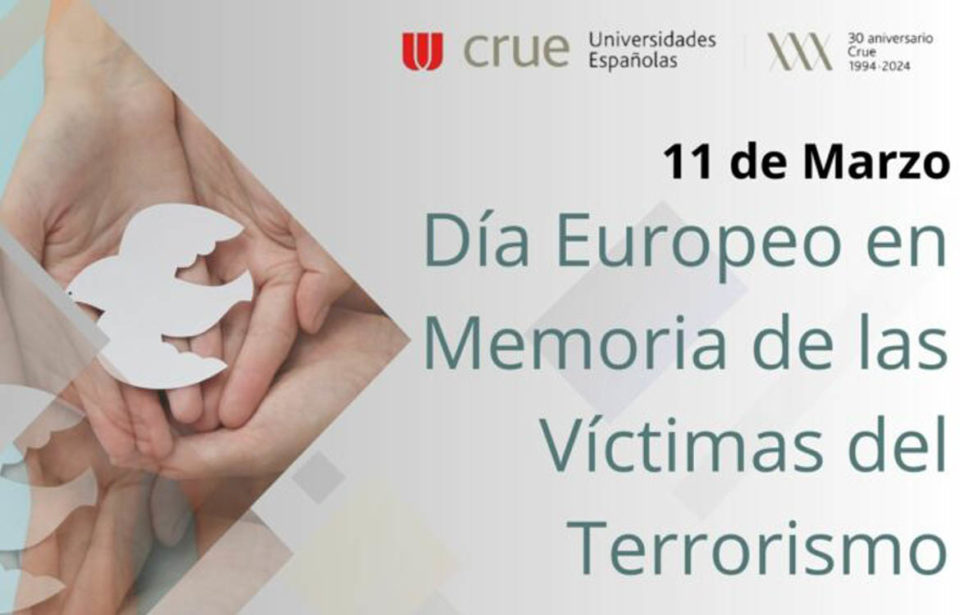 CRUE conmemora el Día Europeo en Memoria de Víctimas del Terrorismo